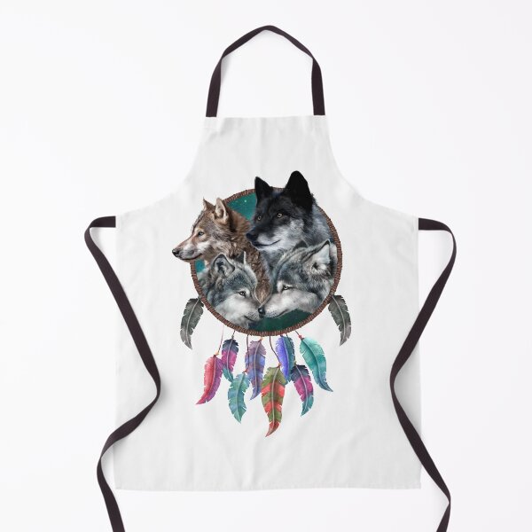 Item preview, Four Wolf Team Dream Catcher designed and sold by Barnissim.