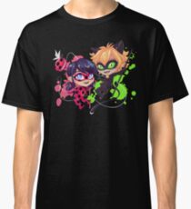 Chibi Time! Ladybug & Cat Noir Classic T-Shirt