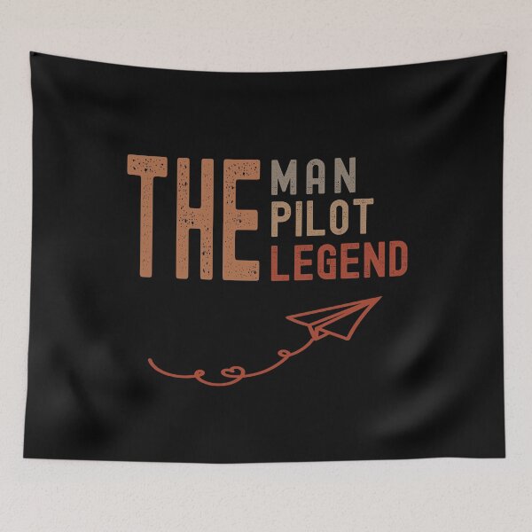 Item preview, The Man The Pilot The Legend Airline Aviation  designed and sold by ExpressWayFour.
