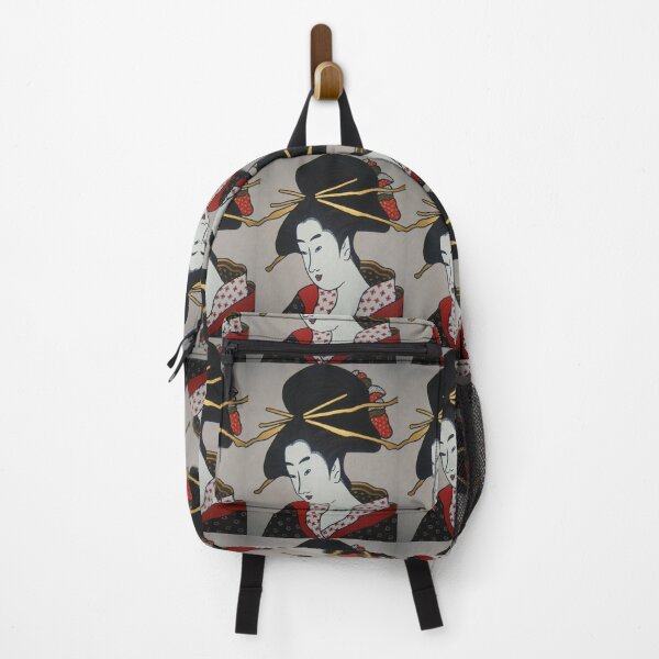 Item preview, Geisha with red ribbons. designed and sold by Rebecca-Art.