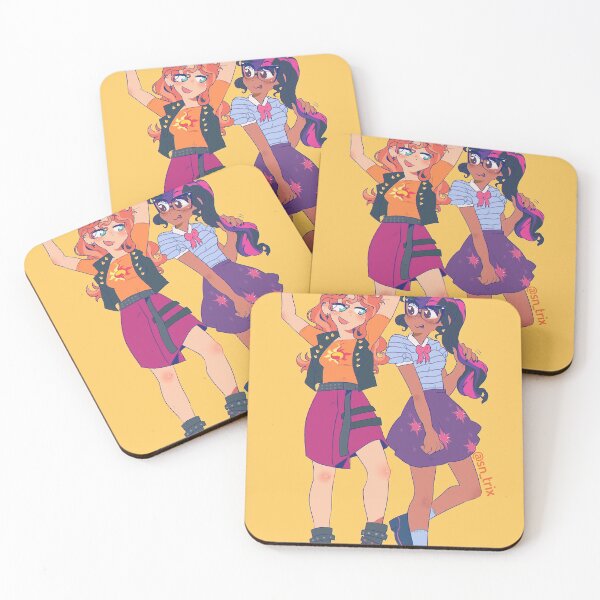 Item preview, Sunset Shimmer and Twilight Sparkle designed and sold by Beatrixyarritu.