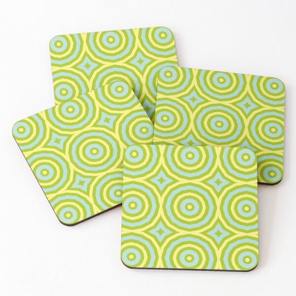 Item preview, Vintage pixel circle in lemon and yellow designed and sold by AfterPatterns.