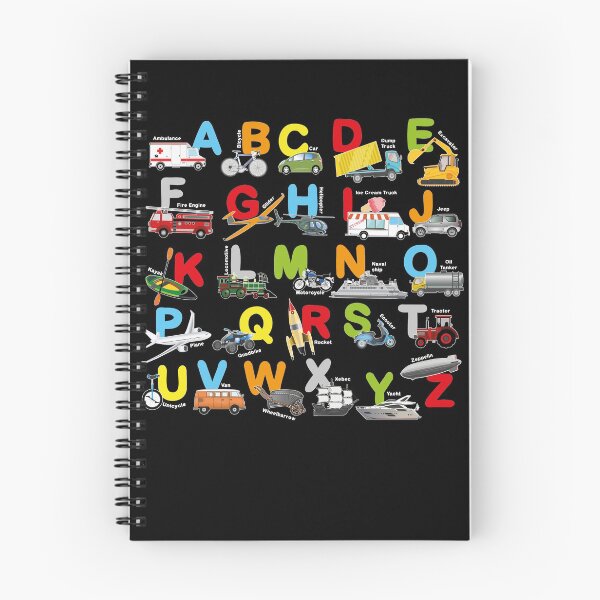 Item preview, Alphabet Transport Learning ABC Car Bus designed and sold by CreativiTee4u.