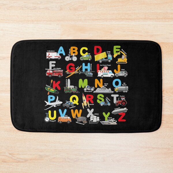 Item preview, Alphabet Transport Learning ABC Car Bus designed and sold by CreativiTee4u.