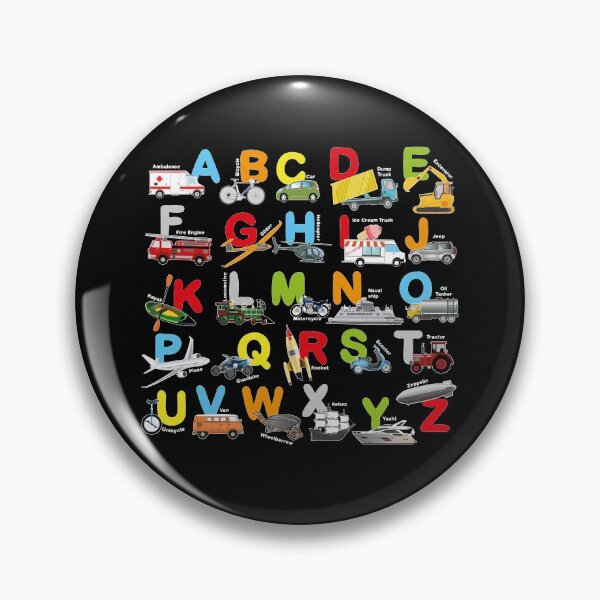 Item preview, Alphabet Transport Learning ABC Car Bus designed and sold by CreativiTee4u.