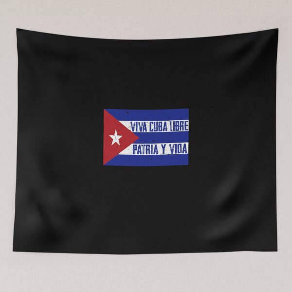 Item preview, Patria y vida viva Cuba libre designed and sold by DynastyArt.
