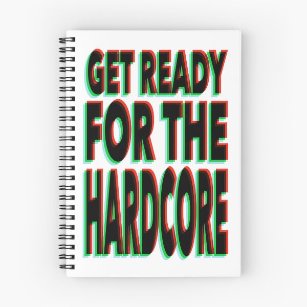 Item preview, Get Ready for the Hardcore - Old skool Ravers glitch text designed and sold by NearTheKnuckle.