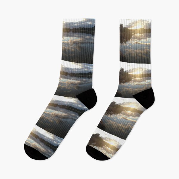 Item preview, Lilydale Lake at twilight designed and sold by Rebecca-Art.