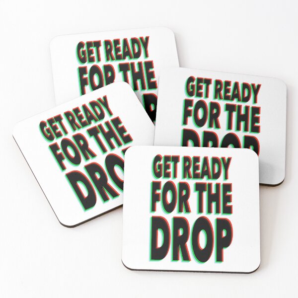Item preview, Get Ready for the Drop - Old skool Ravers glitch text designed and sold by NearTheKnuckle.