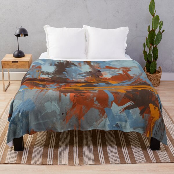 Item preview, Abstract Impressionism -Orange Horizon designed and sold by twhiteart.