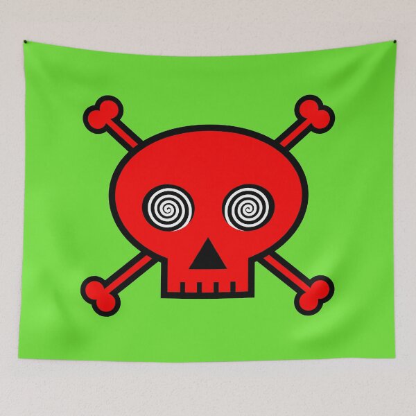 Item preview, Red Hypno-Skull designed and sold by CalamityToys.