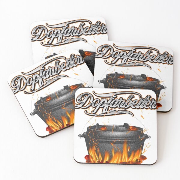 Item preview, Dutch oven saying pot worker designed and sold by Spassprediger.