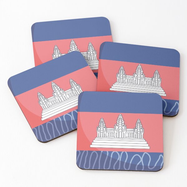 Item preview, Combodia Flag Country Isolated Icon designed and sold by MIDDLX.