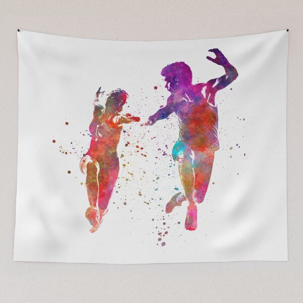 Item preview, Relay race in watercolor designed and sold by paulrommer.