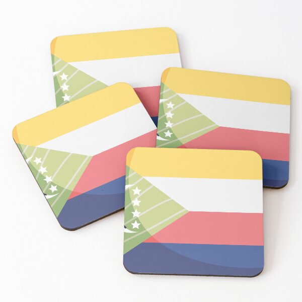 Item preview, Comoros Flag Country Isolated Icon designed and sold by MIDDLX.