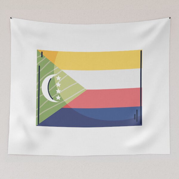 Item preview, Comoros Flag Country Isolated Icon designed and sold by MIDDLX.