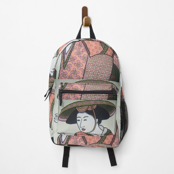 Item preview, Geisha with green hat designed and sold by Rebecca-Art.