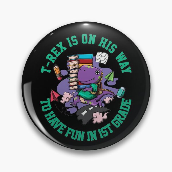 Item preview, T-Rex First Grade Back to School designed and sold by JapanBubble.
