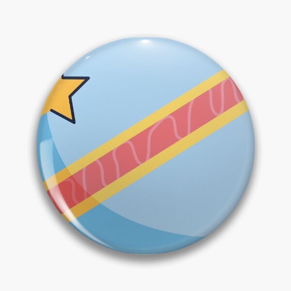 Item preview, Congo Dr Flag Country Isolated Icon designed and sold by MIDDLX.
