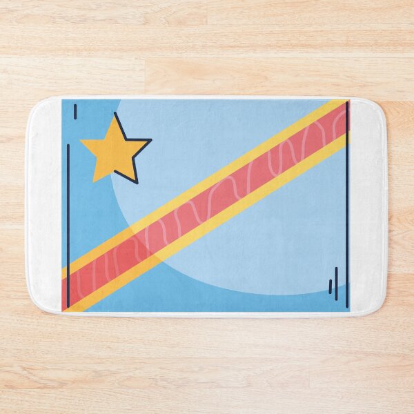 Item preview, Congo Dr Flag Country Isolated Icon designed and sold by MIDDLX.