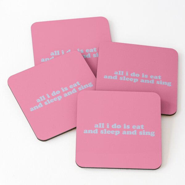 Item preview, "all i do is eat and sleep and sing" designed and sold by Feel-GoodPrints.