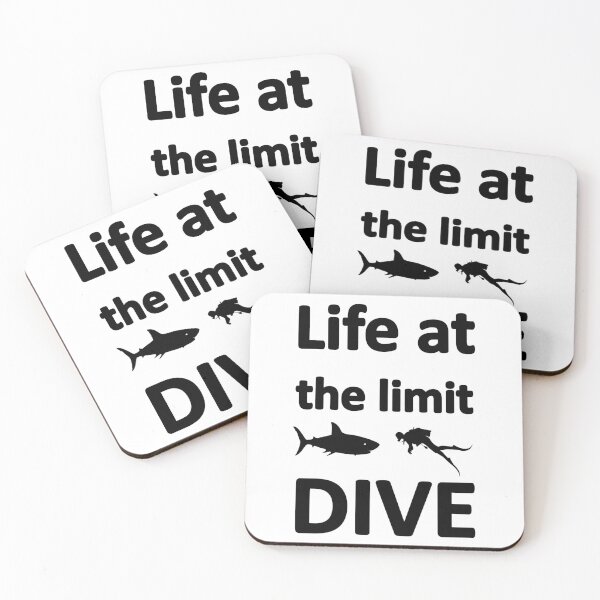 Item preview, Life at the limit Dive Scuba Diving Sports Hobby designed and sold by AndiHK.