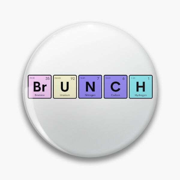 Item preview, Brunch Elements (black) | Foodie Scientist designed and sold by StickerPolitics.