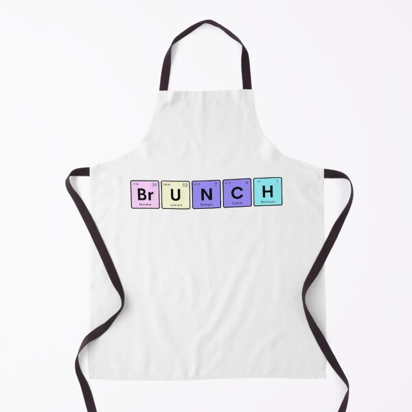 Item preview, Brunch Elements (black) | Foodie Scientist designed and sold by StickerPolitics.
