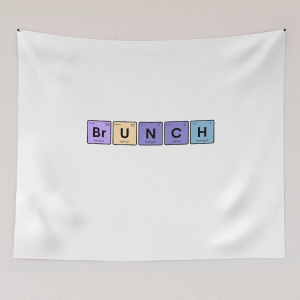 Item preview, Brunch Elements (black) | Foodie Scientist designed and sold by StickerPolitics.