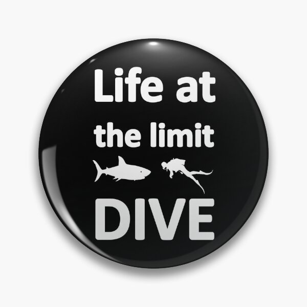 Item preview, Life at the limit Dive Scuba Diving Sports Hobby designed and sold by AndiHK.