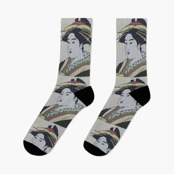 Item preview, Geisha with yellow combs designed and sold by Rebecca-Art.