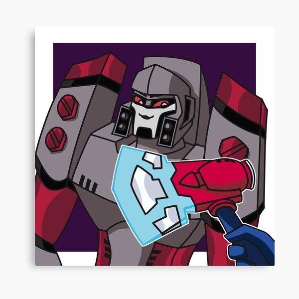 Megatron Knife Cat Canvas Print