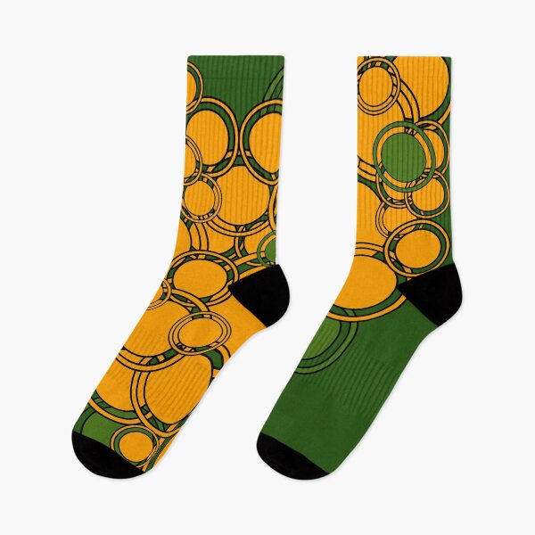 Item preview, green and gold abstract pattern designed and sold by pauloneill-art.