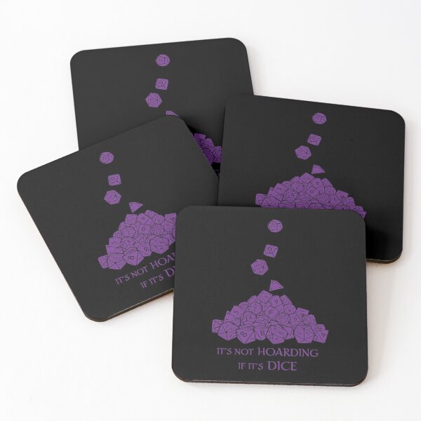 Item preview, It's Not Hoarding if It's Dice (violet) designed and sold by Nam-Ke.