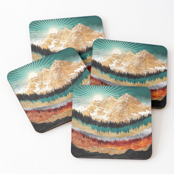 Item preview, Maroon Bells in Fall - Abstract Texturized Design designed and sold by JackMoreh.