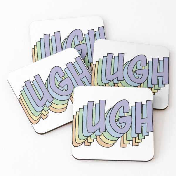 Item preview, ugh colorful sticker designed and sold by TheVibeMerchant.