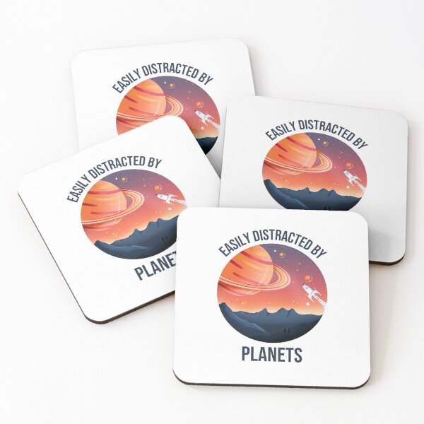 Item preview, Easily Distracted By Planets - vintage designed and sold by SunsetCloud.