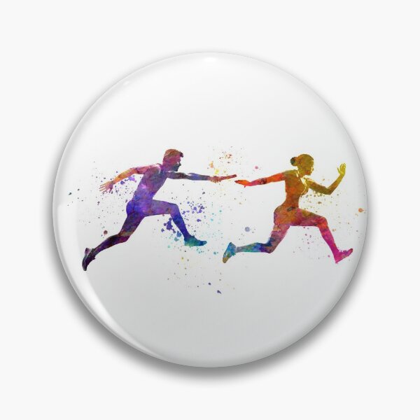 Item preview, Relay race in watercolor designed and sold by paulrommer.