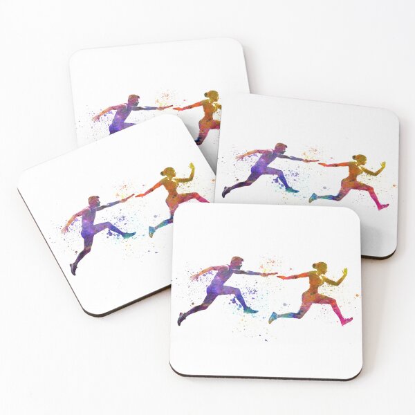 Item preview, Relay race in watercolor designed and sold by paulrommer.