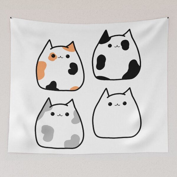 Item preview, set of blob cats designed and sold by Chloezzzz.