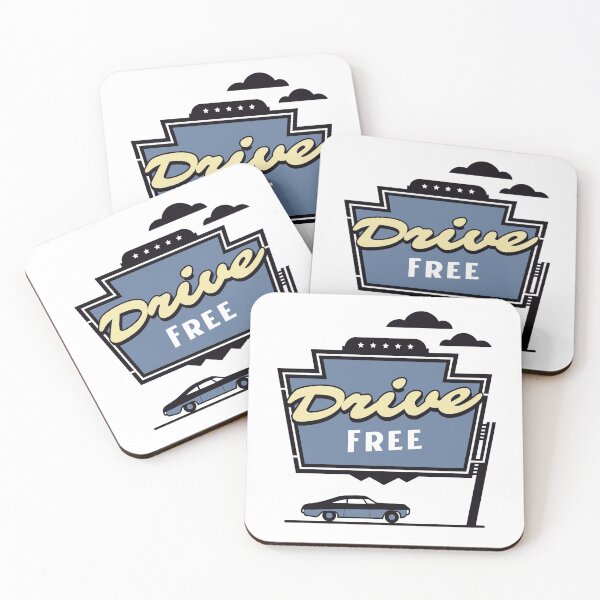 Item preview, Drive Free Retro Drive In Vintage Car designed and sold by Rene-Greff.