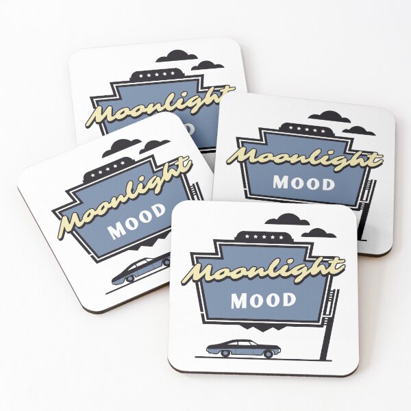 Item preview, Moonlight Mood Retro Drive In Vintage Car Night designed and sold by Rene-Greff.
