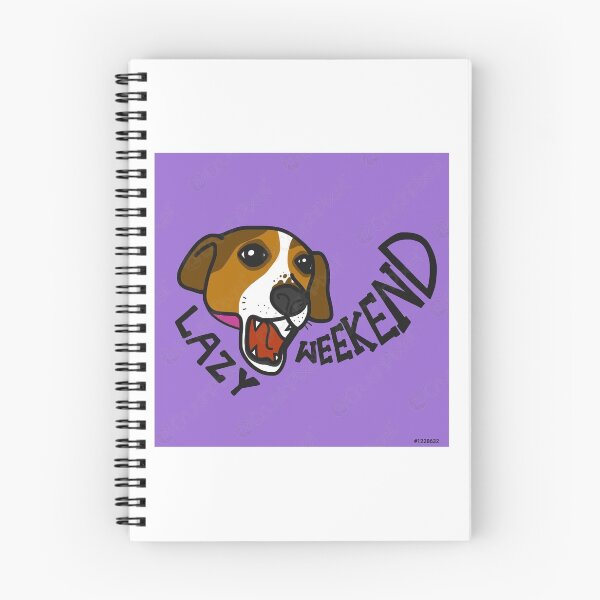 Item preview, Dog Lazy Weekend Design designed and sold by MattMahan.