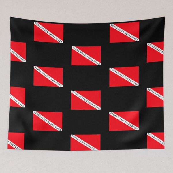 Item preview, Dive Flag Scuba Diving Sports Hobby designed and sold by AndiHK.