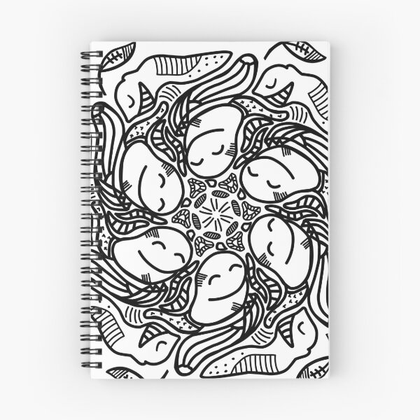 Item preview, Cute Smilling Black and White Doodle designed and sold by R4CProject.