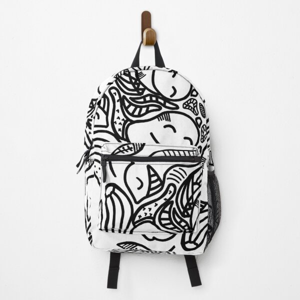 Item preview, Cute Smilling Black and White Doodle designed and sold by R4CProject.