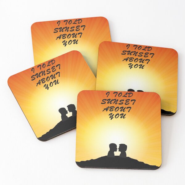 Item preview, I told sunset about you,  romantic scene. designed and sold by DGFashion.