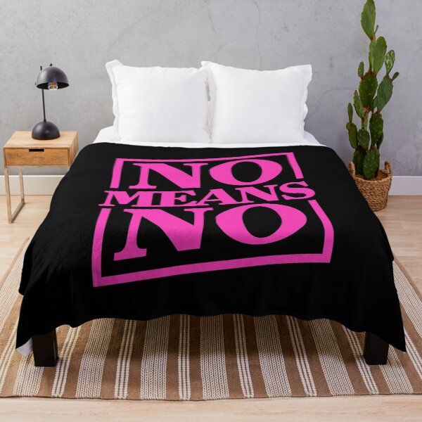 Item preview, No Means No - Pink designed and sold by crazycollective.