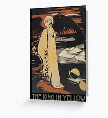Robert W. Chambers' The King In Yellow Greeting Card