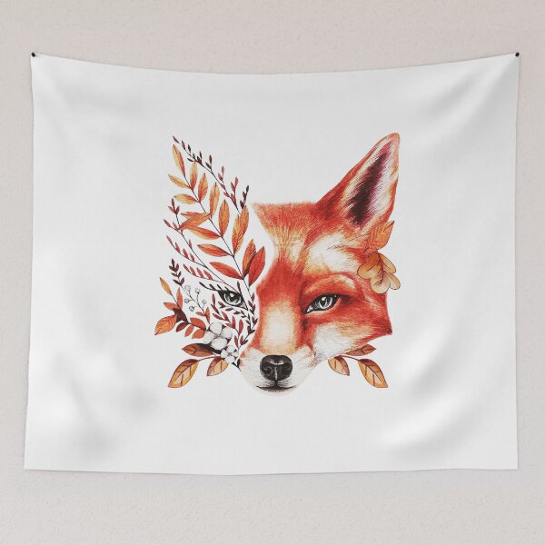 Item preview, Fox autumn watercolor designed and sold by SpecialGift79.